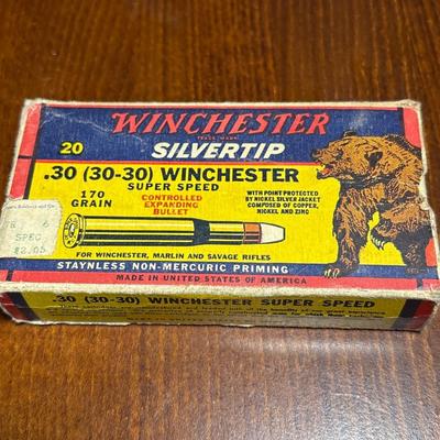 .30 (30-30) Winchester Silvertip