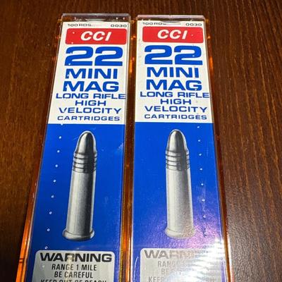 200 rounds of .22 cal ammunition