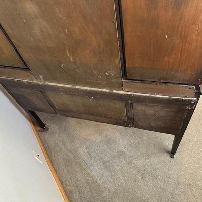 ANTIQUE VANITY WITH STOOL