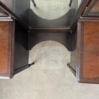 ANTIQUE VANITY WITH STOOL