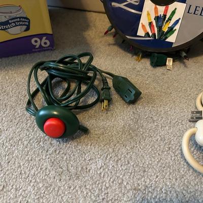 VERY NICE 7 1/2 FT TREE AND LIGHTS