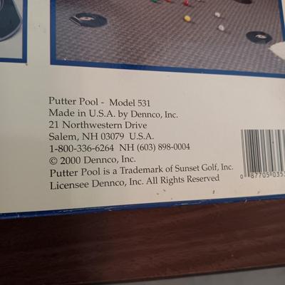 NEW GOLFER'S PUTTER POOL