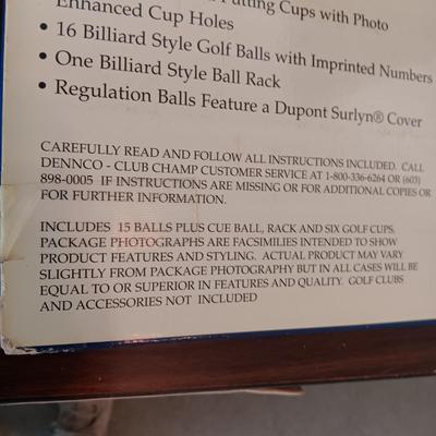 NEW GOLFER'S PUTTER POOL