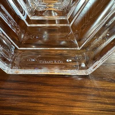 TIFFANY & CO CRYSTAL CANDLESTICKS