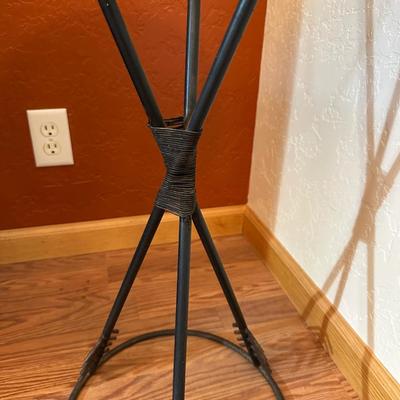 IRON SIDE TABLE OR PLANT STAND