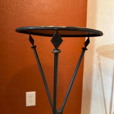 IRON SIDE TABLE OR PLANT STAND