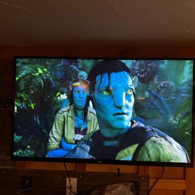 LG 49" LED SMART TV WITH REMOTE, WALL MOUNT AND STAND