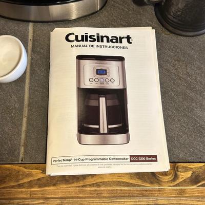 LIKE NEW CUISINART COFFEE MAKER