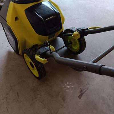 LIKE NEW RYOBI 40V HP BRUSHLESS SNOW BLOWER WITH BATTERY AND CHARGERS