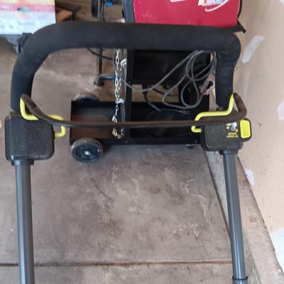 LIKE NEW RYOBI 40V HP BRUSHLESS SNOW BLOWER WITH BATTERY AND CHARGERS