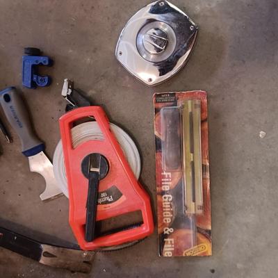 TOOL BOX WITH HARDWARE AND HAND TOOLS