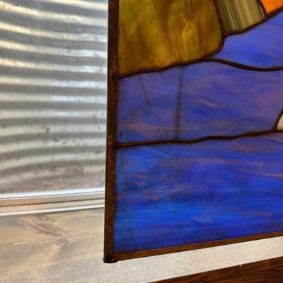 GORGEOUS STAINED GLASS ART PIECE