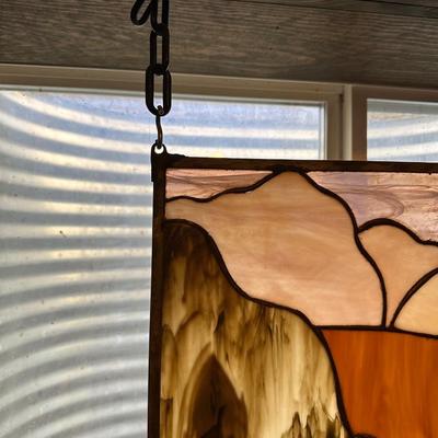 GORGEOUS STAINED GLASS ART PIECE