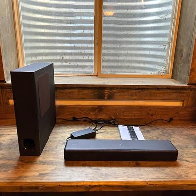 SONY SOUND BAR AND SUBWOOFER