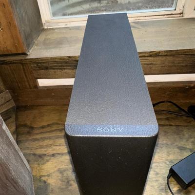SONY SOUND BAR AND SUBWOOFER
