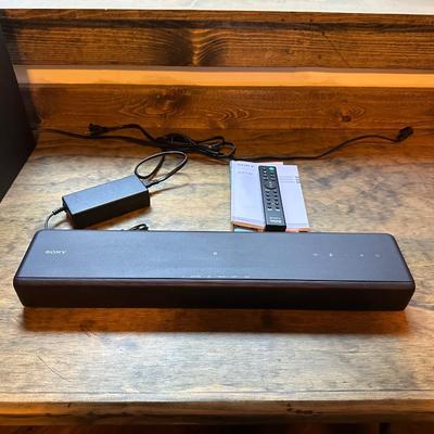 SONY SOUND BAR AND SUBWOOFER