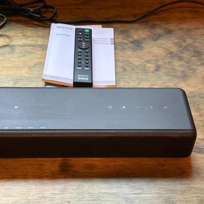 SONY SOUND BAR AND SUBWOOFER