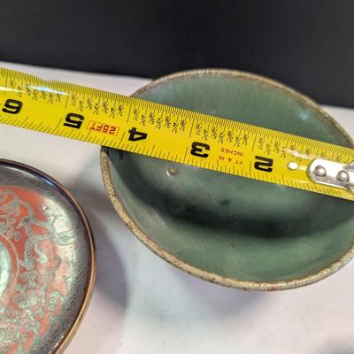 Set of Four Chinoiserie Antique Bowls