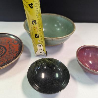 Set of Four Chinoiserie Antique Bowls