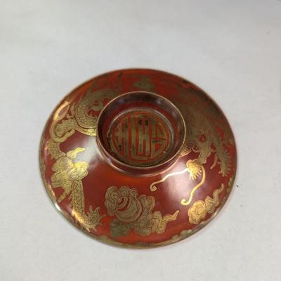 Set of Four Chinoiserie Antique Bowls