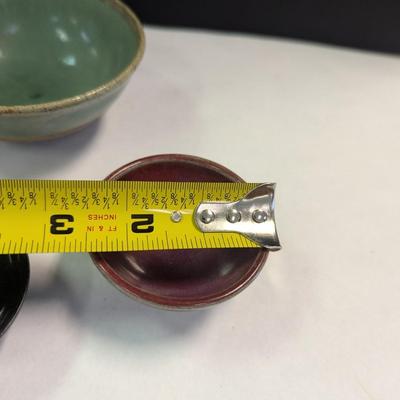 Set of Four Chinoiserie Antique Bowls