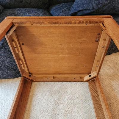 Solid Wood Side Table 28x24x20H