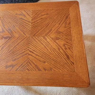 Solid Wood Side Table 28x24x20H