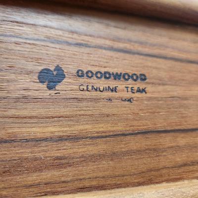 Goodwood Teak Hanging Magazine Rack Holder MCM Mid Century
