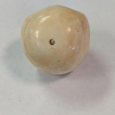 Chinese Hand Carved Boxwood Bead Antique Carved Bone Skull