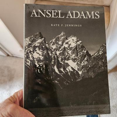 Ansel Adams Book & Oak Tree Snowstrom Framed Print 36x25 + 2 small 8x10 framed art 2