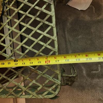 Metal Indoor Outdoor Patio Table 24x17x26H