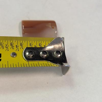 Six Point Red Quartz Crystal & Smooth Stone