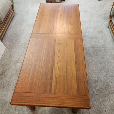 Teak Coffee Table Made in Denmark by A.B.J. 54x22x19