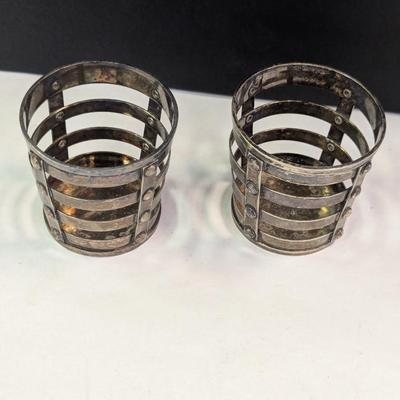 Sterling Caps Nickel Silver 1828 Holders 114g