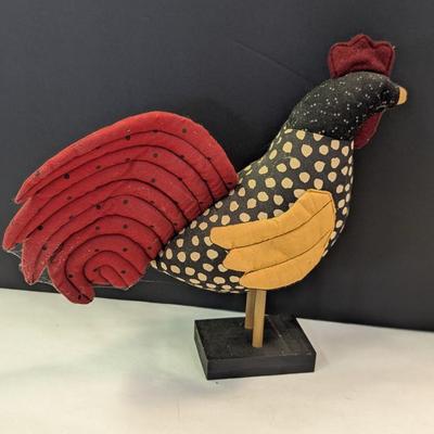 Vintage Hallmark Rooster Patchwork