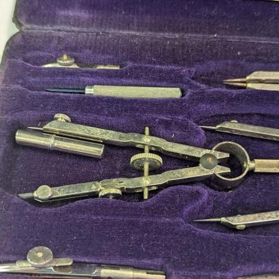 Dietzgen Drawing Tools Made In Germany US Zone With Certificate