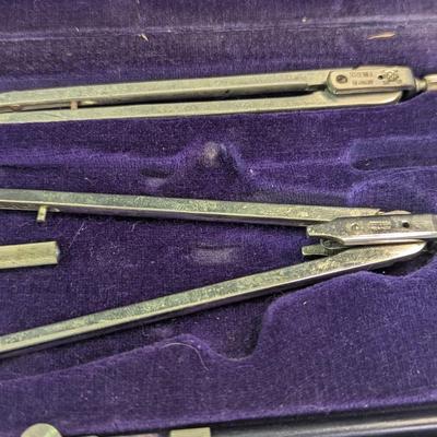 Dietzgen Drawing Tools Made In Germany US Zone With Certificate