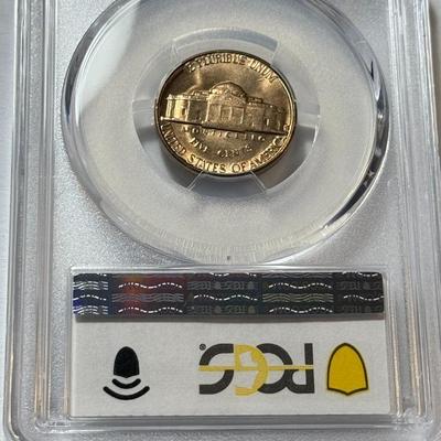 PCGS CERTIFIED 1954-S/S MS64 RPM-502 JEFFERSON NICKEL AS PICTURED.