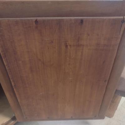 Antique Sideboard with China Hutch 2-Piece on Casters