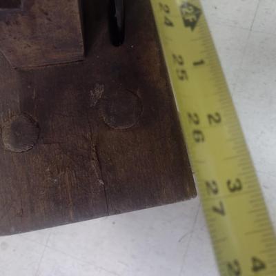 Antique Leather Worker's Work Bench