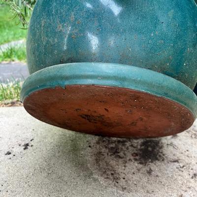 Trio of Teal Ceramic Plant Pots (FP-RG)