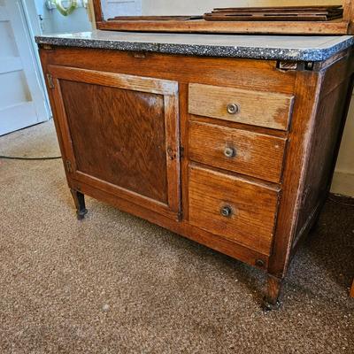 Vintage Hoosier Cabinet (G2-JS)