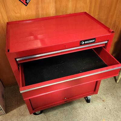 Lot #186 Husky Rolling Tool Box - 3 drawers