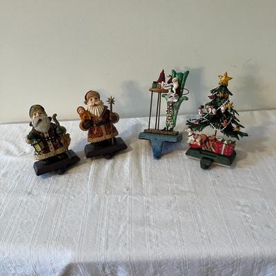 Christmas Stocking Hangers Lot of 4 (LR)