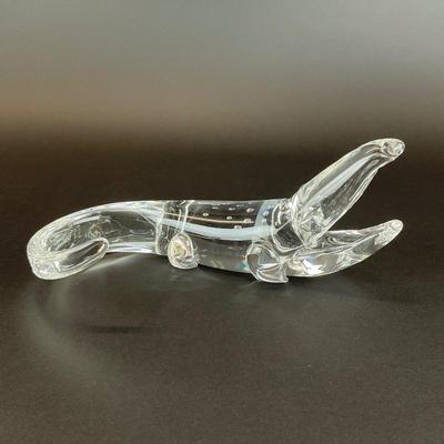 Sale Photo Thumbnail #826: This is a Steuben crystal alligator sculpture by James Houston in 1968
Measurements:
10” in length, 4.25” in height, 3” in width