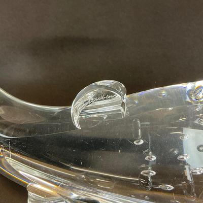 Sale Photo Thumbnail #829: This is a Steuben crystal alligator sculpture by James Houston in 1968
Measurements:
10” in length, 4.25” in height, 3” in width