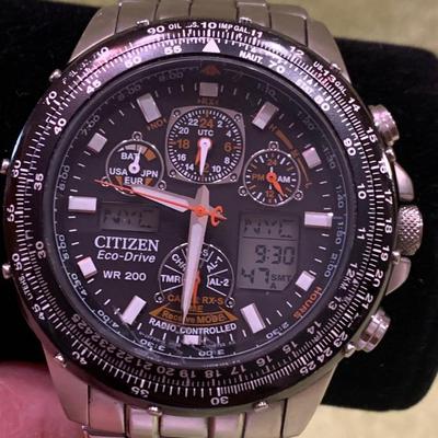 Citizen Eco-Drive Sky Hawk WR 200 Bar Men’s Watch