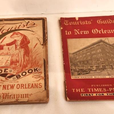 Lot #196 Tourists Guide to New Orleans - 2 copies - 1900/1924