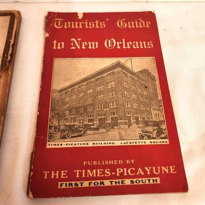 Lot #196 Tourists Guide to New Orleans - 2 copies - 1900/1924
