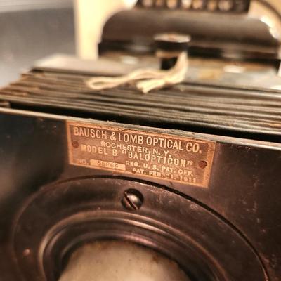 Lot #197 Magic Lantern for showing glass slides - entertainment device - WORKS